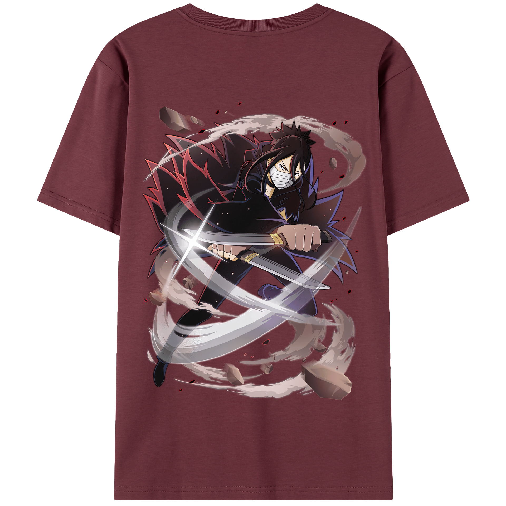 （画像用） 文豪ストレイドッグス Bungo Stray Dogs 綿100％半袖Tシャツ（背面プリント）